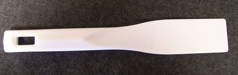 2-1/2 White Plastic Spatulas