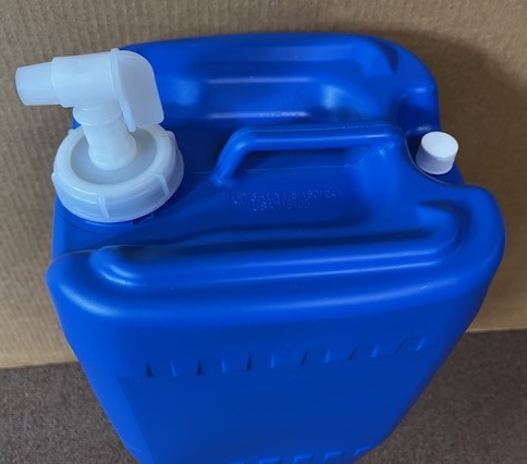 (image for) UN Rated 5 Gallon Blue Plastic Pail with Cap & Faucet